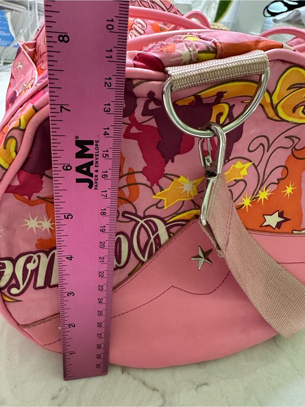 Oilily Pink Multicolor Patterned duffle bad - Picture 12 of 16